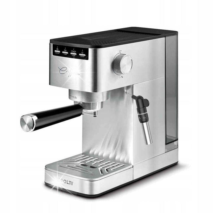 Кафемашина Polti P10S, 15 бара, инокс, 13см, 1.3л