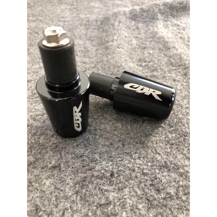 Ghidon moto Motonfs compatibil cu Capete ghidon Honda CBR negru 2 Bucati 5OGR