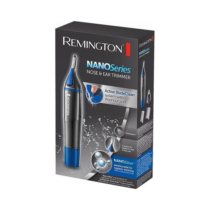 Тример за уши и вежди Remington NE3850 антибактериален черен