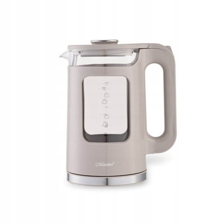 Електрическа кана Maestro MR-065 1,7л 2200W бежова стъклена