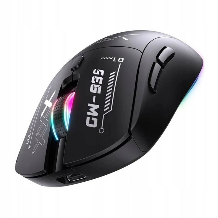 Mouse gaming Onikuma CW953 wireless RGB negru 12800DPI