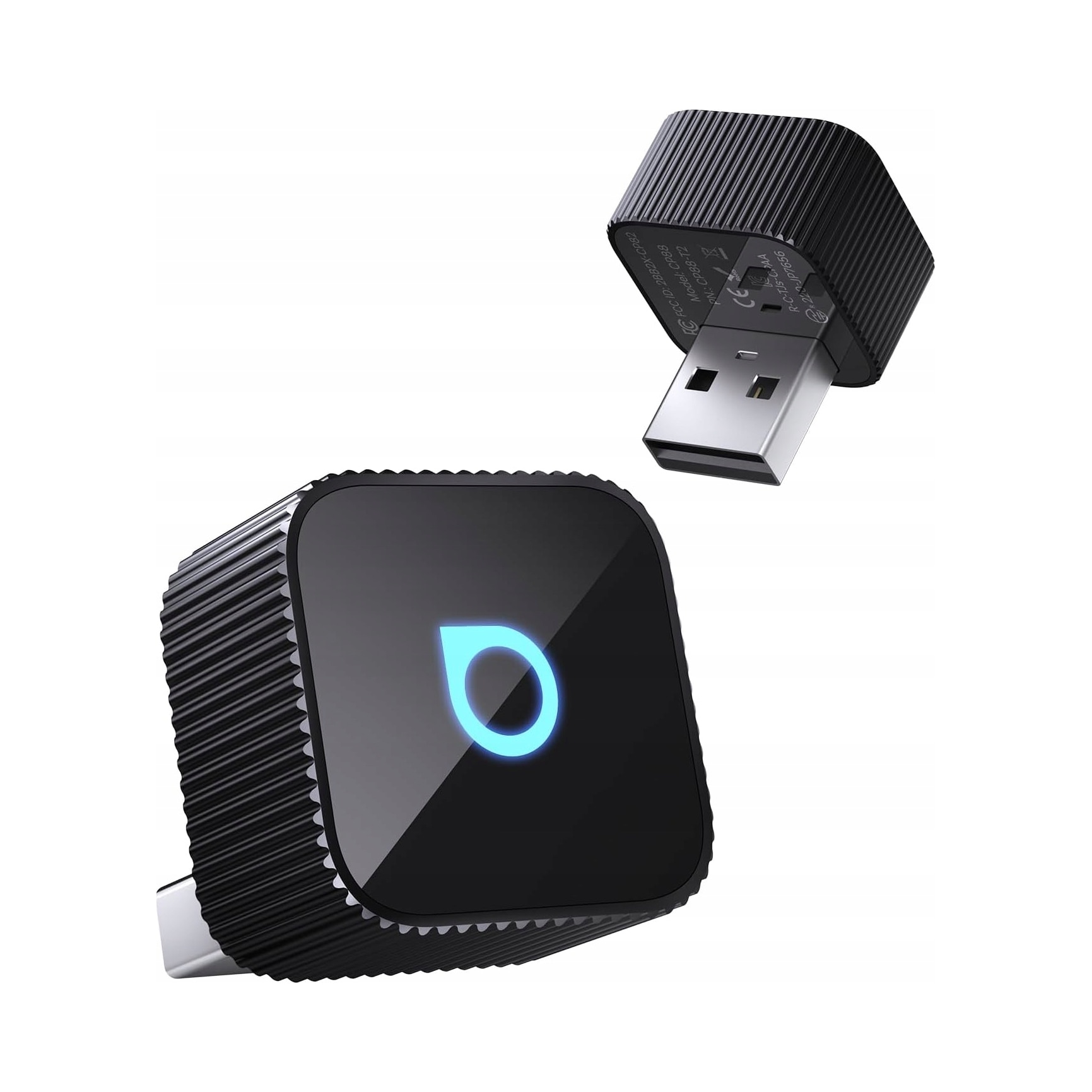 Adaptor wireless CarPlay Android Auto Ottocast Mini Cube USB Bluetooth ...