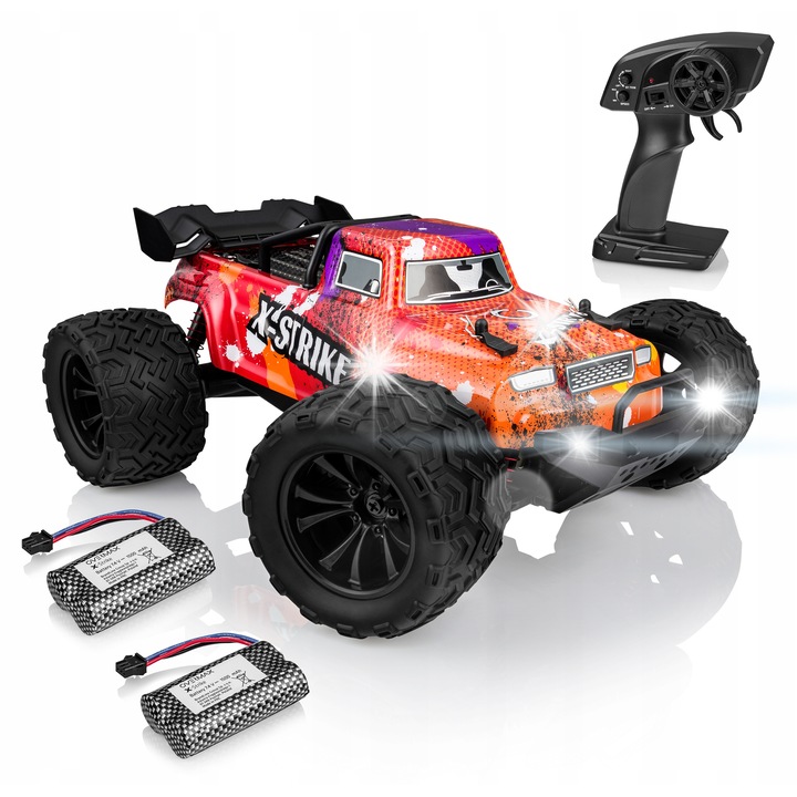Masina telecomandata Overmax X-Strike 4x4, 45km/h, LED, 23.3x28.9x13.5cm