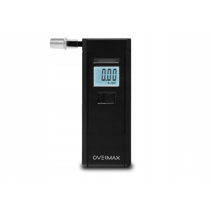 Алкотестер Overmax AD-05 електрохимичен висока прецизност черен 10x5см