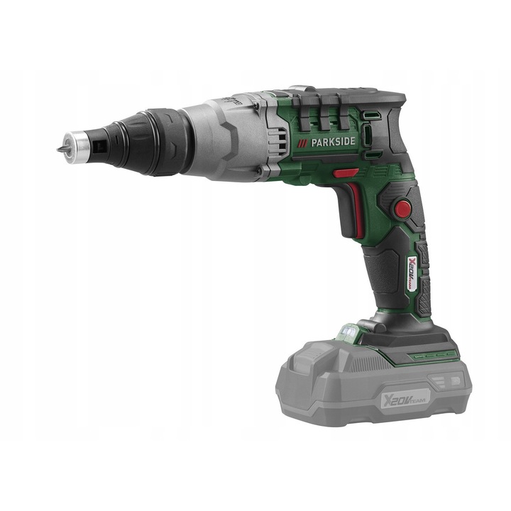 Акумулаторна отвертка Parkside PTBSA 20-Li, 20V, 25x7.3x1.9cm, черна, 1.6кг, с куфар
