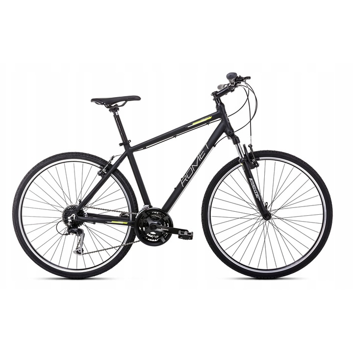 Велосипед крос Romet Orkan 28", алуминий, черен, 19"
