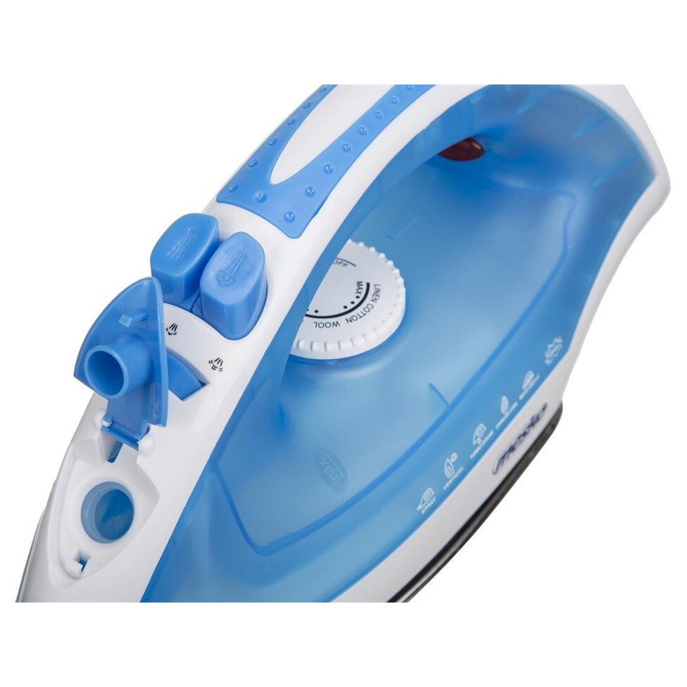 Fier de calcat cu aburi Mesko MS 5023, 2200W, alb-albastru, 26.5x10.7x12.5cm