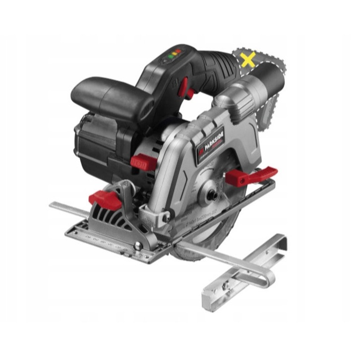 Циркулярен трион Parkside PHKSAP 12V, безчетков, регулируем, 31x19.5x20cm, черен