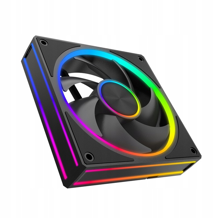 Ventilátor PC Modecom Volcano Loop 120 ARGB fekete 120mm csendes