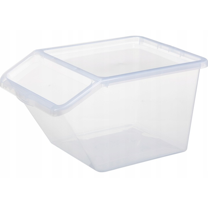 Кутия за съхранение Plast Team Basic Box 40L прозрачна 57.5x39.5x31.3cm