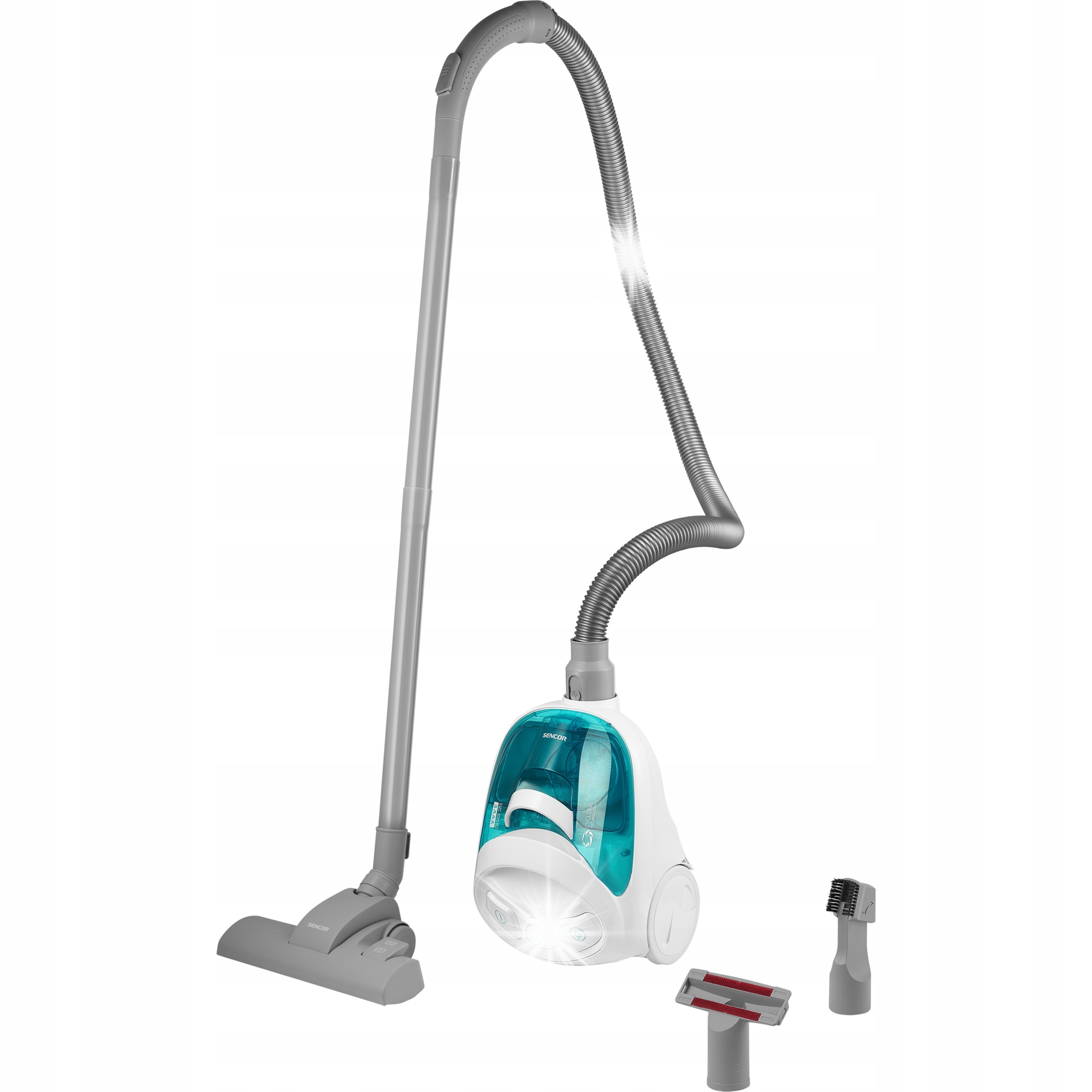 Aspirator fara sac Sencor SVC 1015TQ alb 800W 29.5x47.5cm