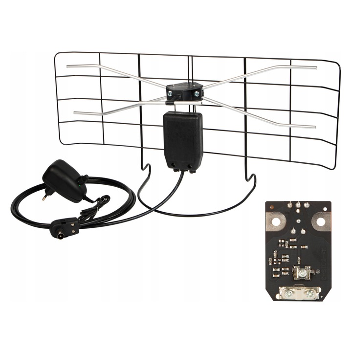 Antena TV Prolech DVB-T2 4K FM 40dB aurie 0.9kg