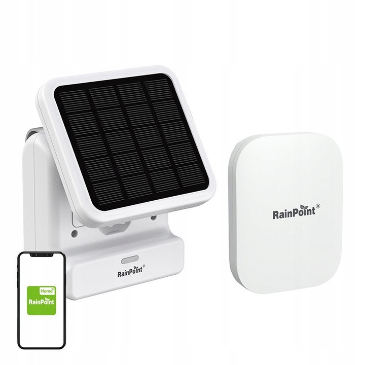 Sistem solar irigare RainPoint cu aplicatie si bratara Wi-Fi, 10 plante, 10m tub