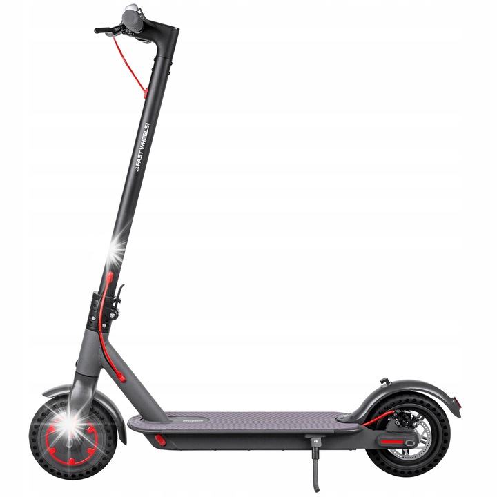 Електрическа тротинетка Rebel Fast Wheels PRO, сгъваема, 250W, черна, 108x43x114см