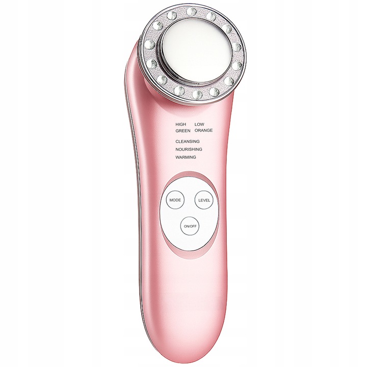 Aparat masaj facial Retoo, EMS, lifting, fara ace, roz