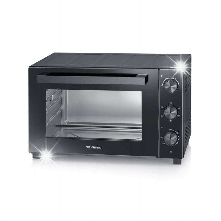 Cuptor electric Severin TO2076 46L 1800W negru 57x40.5x36.5cm