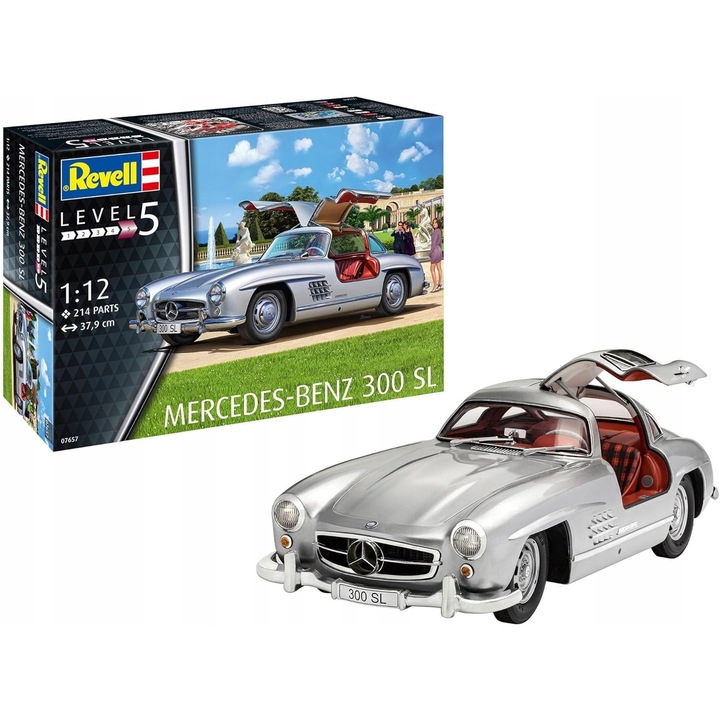 Revell Mercedes Benz 300 SL 1:12 37.9cm, 241 darabos összeépíthető modell