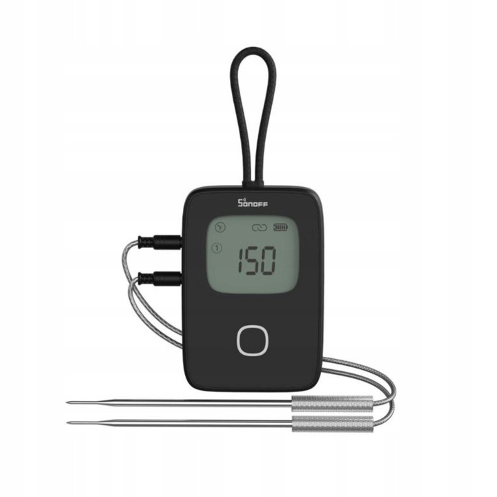 Термометър за грил Sonoff BMT01 Bluetooth, 2 сонди, инокс, 15x1.5м, 104.6x71.4x19.2мм