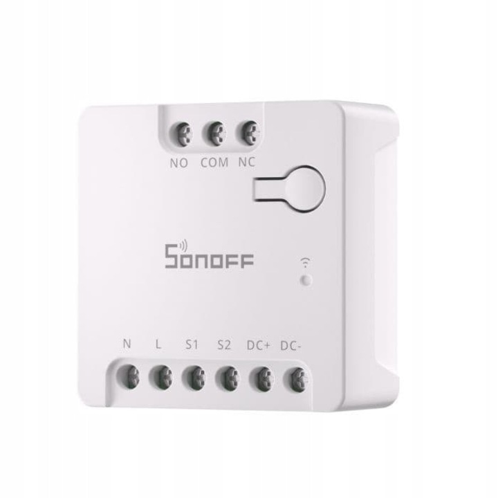 Releu Wi-Fi Sonoff MINI-D, Matter, compatibil Alexa Google Home, 12-48V DC 100-240V AC