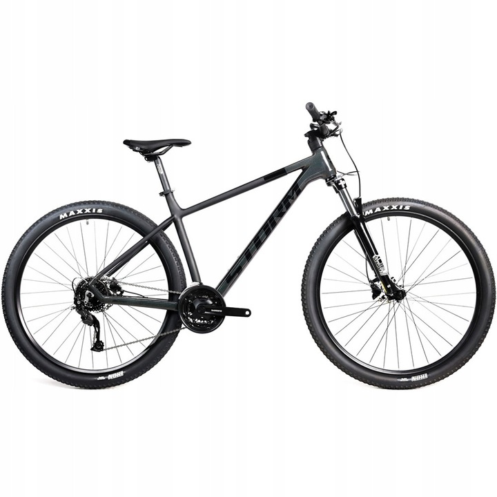 Планински велосипед Storm Trail 3.0, 29", алуминий, амортисьор, сив, 19"