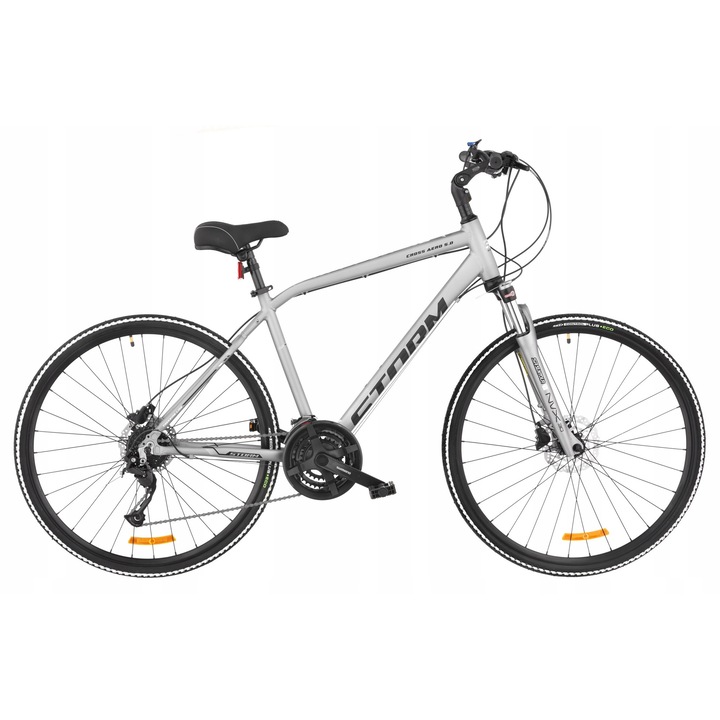 Велосипед cross Storm Cross Aero 5.0, 24 скорости, хидравлични спирачки, черен, 19x28"