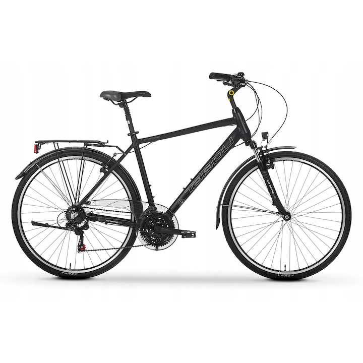Трекинг велосипед Tabou Kinetic 1.0 черен бял 21x28"
