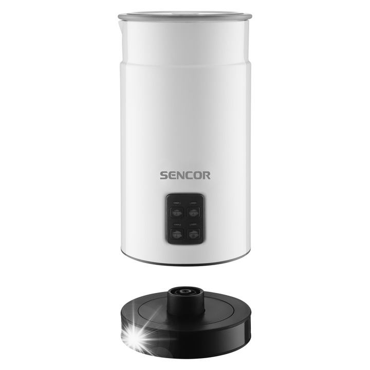 Sencor SMF 2030WH tejhabosító, fehér, 150ml, 300ml, dupla falú