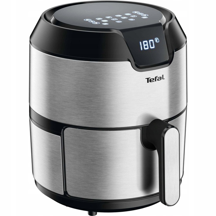 Friteuza fara ulei Tefal EY401D, 4.2L, 1500W, argintiu-gri, 32.6x39.1x33.8cm