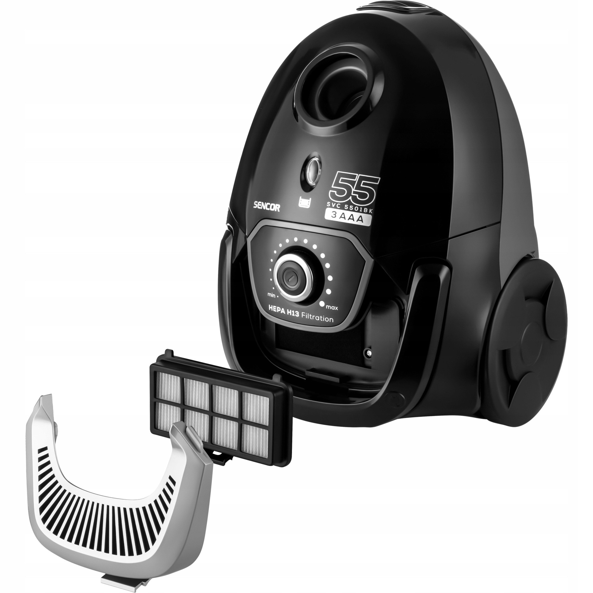 Aspirator cu sac Sencor SVC 5501BK-EUE3 700W negru 2l
