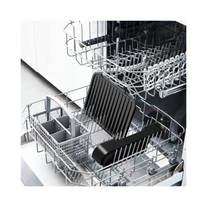 Електрически грил Tefal Optigrill 2в1, 2100W, 30x20см, черен