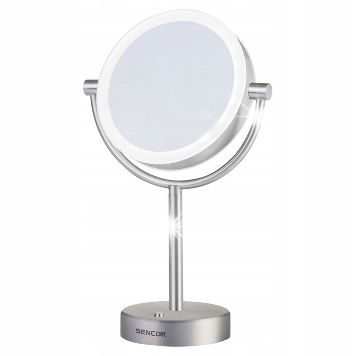 Козметично огледало Sencor SMM 3090 двойно 18см LED осветление студено бяло