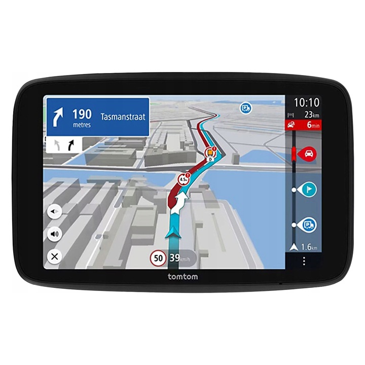 TomTom GO Camper Max 700 autós navigáció, 7 hüvelykes, fekete, 187x122x20mm, 32GB, Wi-Fi, Bluetooth