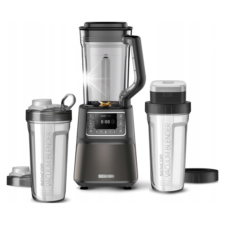 Блендер Sencor SBU 7878BK, 1500W, 1.5L, черен, 7 интелигентни програми