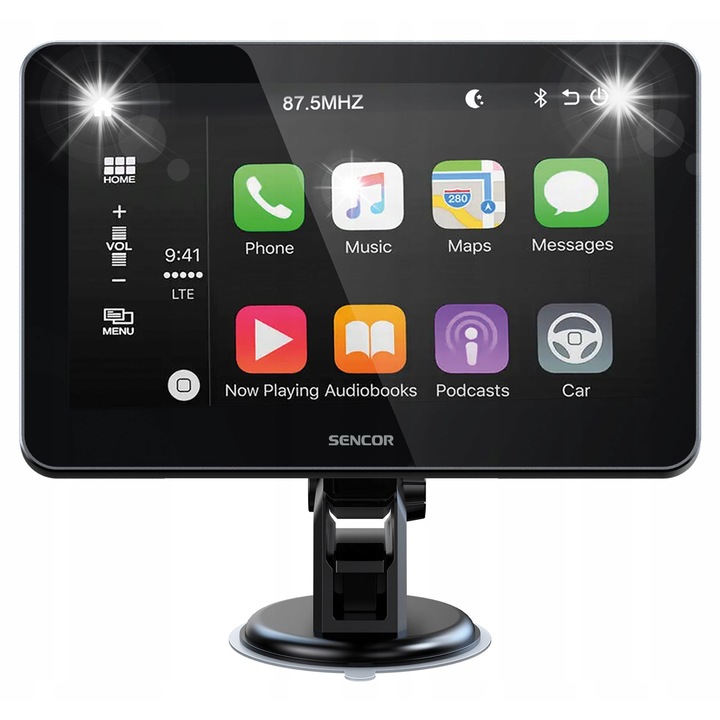 Sencor GPS navigáció 7" érintőképernyő Bluetooth 5.0 tolatókamera 18x11.7x1.5cm