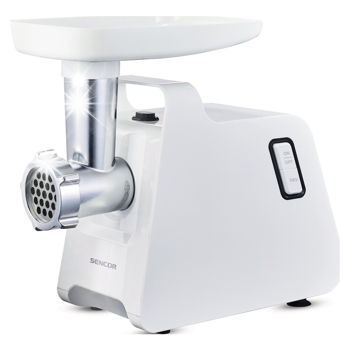 Месомелачка Sencor SMG 4410WH 500W бяла 3 приставки 3-7мм