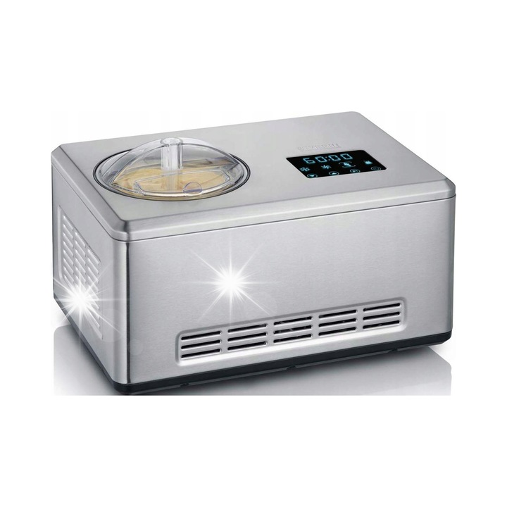 Машина за сладолед Severin EZ 7406, 2L, инокс, 180W, 2 в 1, дигитална