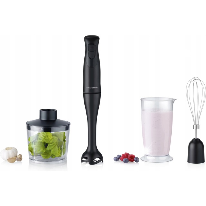 Severin SM3762 kézi mixer, 350W, aprító, 0.7L, fehér