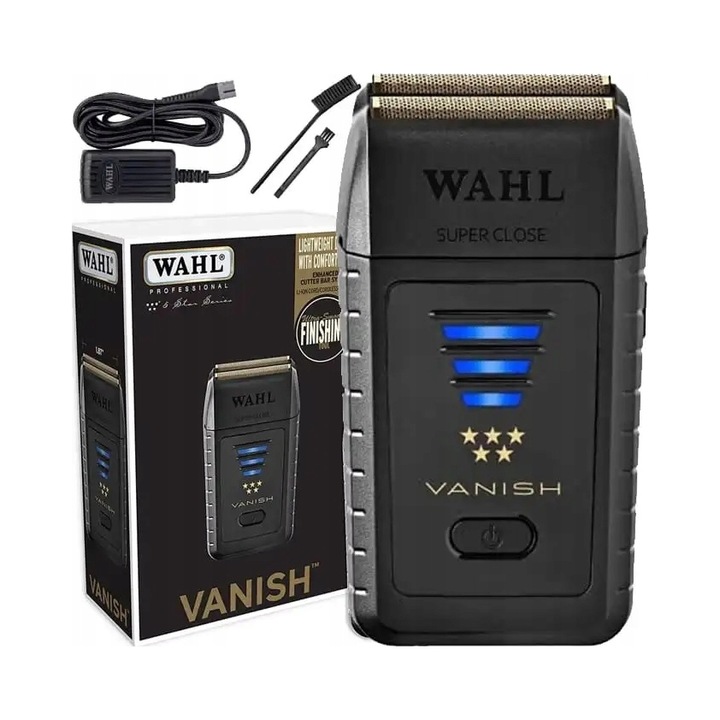Машинка за бръснене Wahl 5 Star Vanish, безжична, черна, 48мм, 100мин автономност