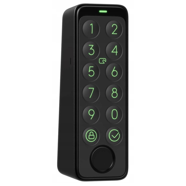 Интелигентна клавиатура Switchbot Keypad Touch, биометрична, черна, 11.2x3.8x3.6см