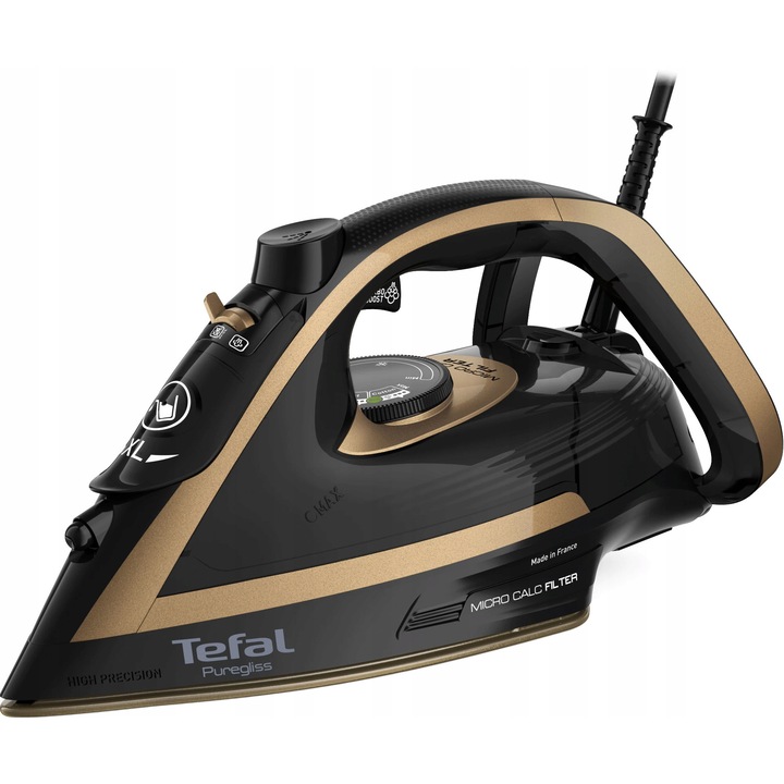 Tefal Puregliss gőzölős vasaló 3000W fekete 0.27l