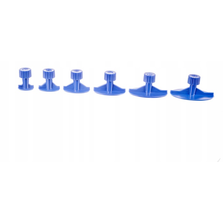 Xtrobb karosszéria horpadásjavító szerszámkészlet, 18 adapter, ezüst-fekete, 49x12cm