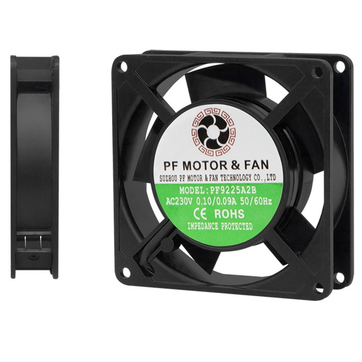 Ventilátor Xtreme 80x80x25mm 230V csendes terminál