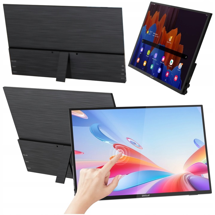 Monitor portabil ZEUSLAP P16ST 16 inch touchscreen 2560x1600