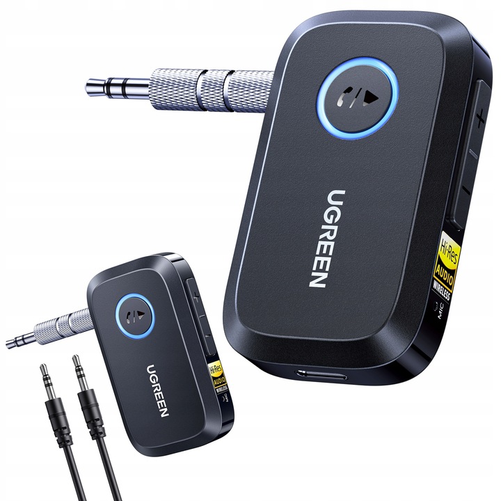 Adaptor receptor Bluetooth Ugreen 55546, LDAC, Hi-Res, AUX 3.5mm, 6x3.5cm