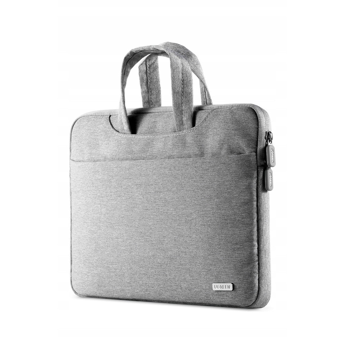 Ugreen, Geanta pentru laptop din poliester Oxford 900D, cu protectie 3-strat si spuma PE anti-soc, LP437, Gri, pana la 13,9''