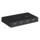 Ugreen 2x4 USB 2.0 fekete adapter hub kapcsoló