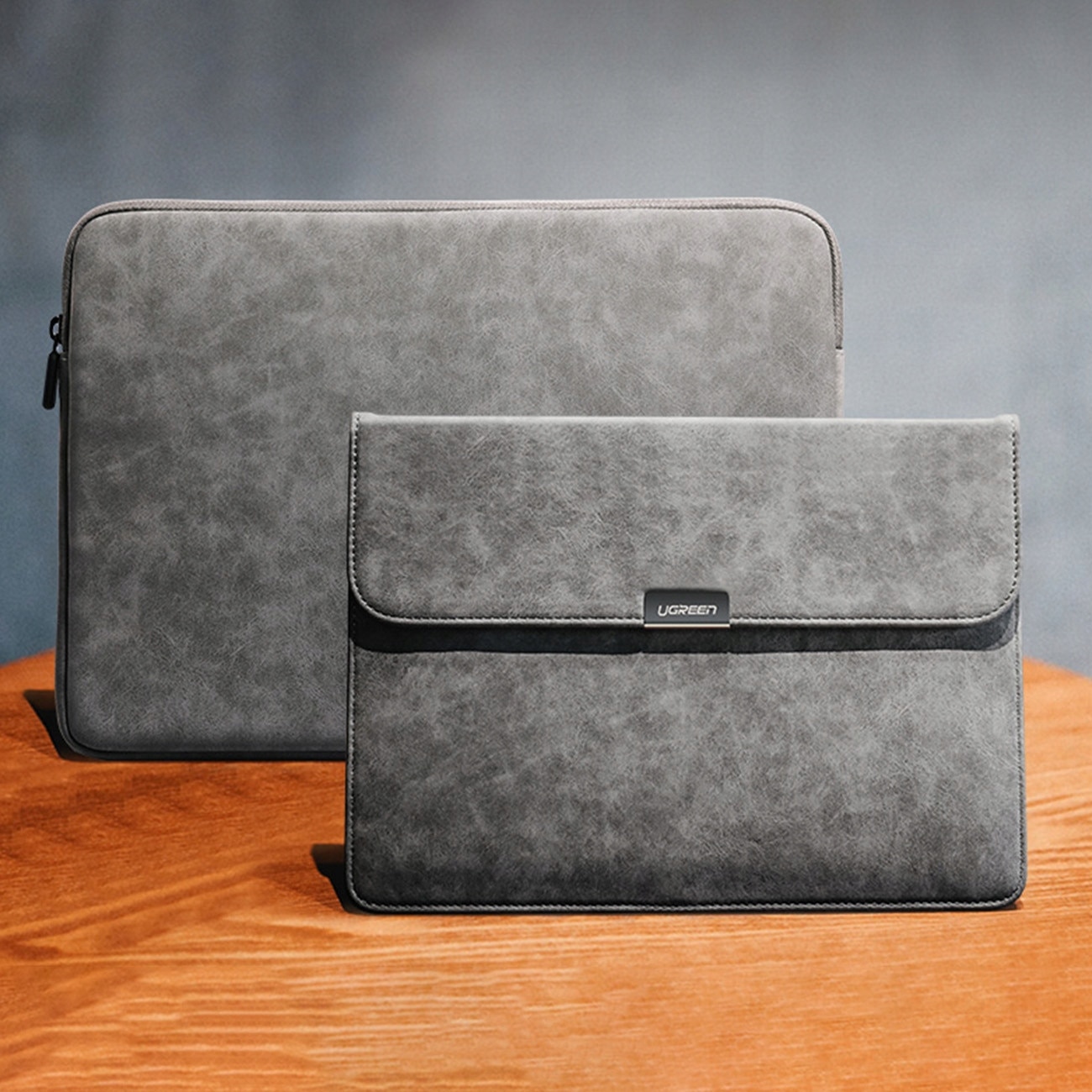 Husa laptop Ugreen LP187, 14-14,9", piele impermeabila, 3cm, usoara