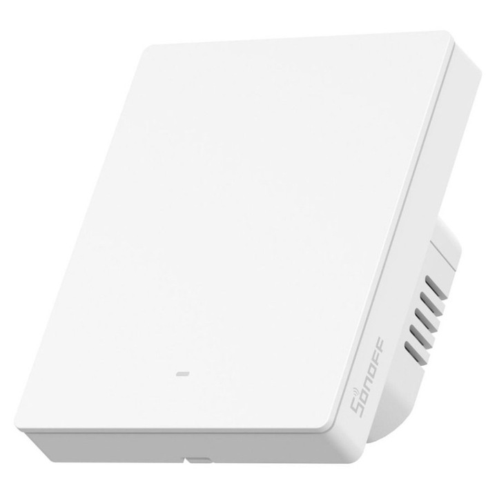 Sonoff M5-1C-80W WiFi Matter okoskapcsoló, fehér, 71mm, 1 csatornás, 2200W