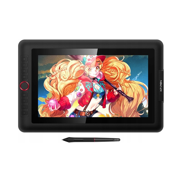 Графичен таблет XP-Pen Artist 13.3 Pro, ламиниран FHD екран, червен, 13.3 инча
