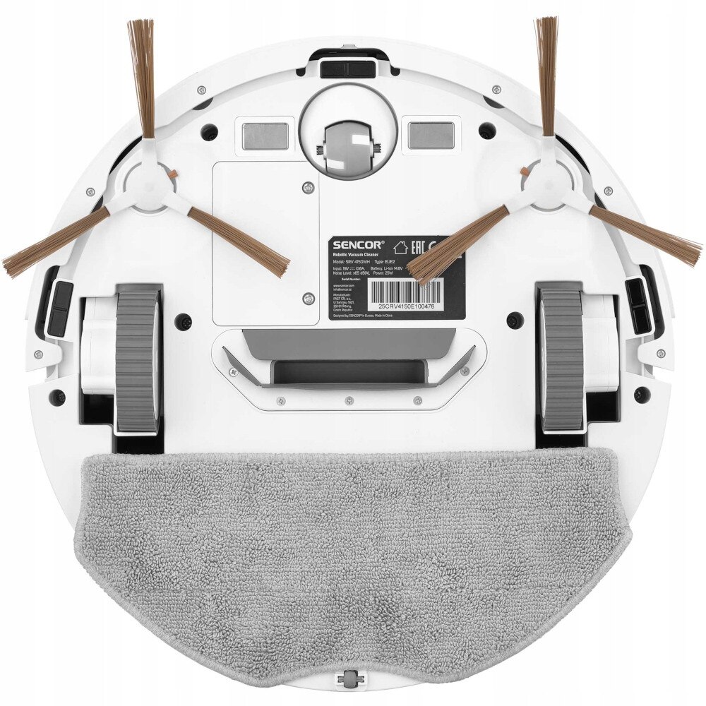 Robot aspirator Sencor SRV 4150, 2in1, alb, 3000 Pa, 2600 mAh